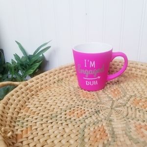 Im engaged mug Hot Pink